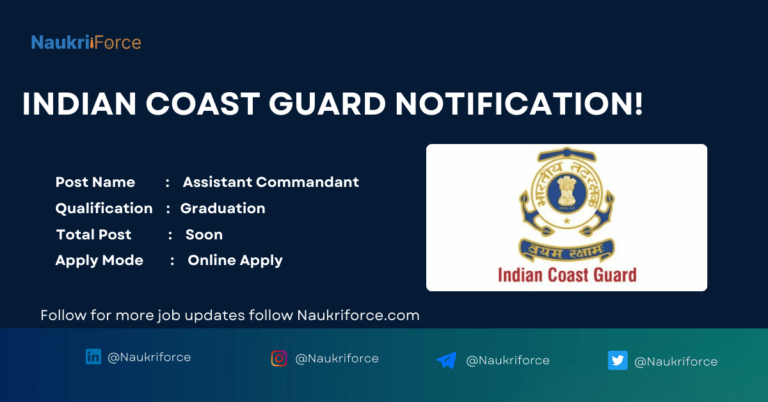 Coast Guard Assistant Commandant Online Form 2024