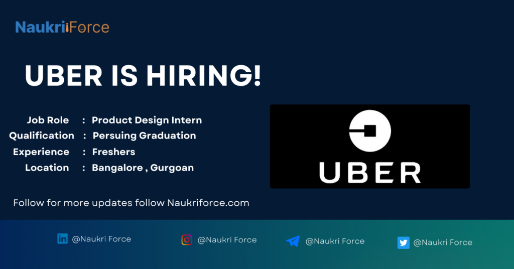 Uber Product Design internship 2024 Uber Product Design internship 2024