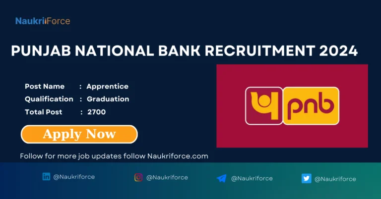 Punjab National Bank Recruitment 2024